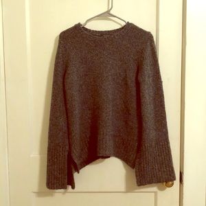 Ann Taylor charcoal grey sweater. 100% Cashmere